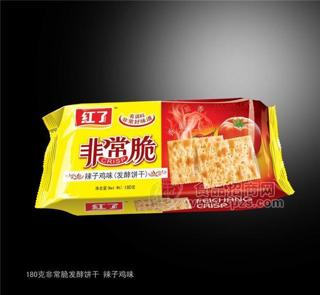 红了非常脆饼干 辣子鸡味