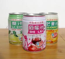 铁罐装果汁饮料