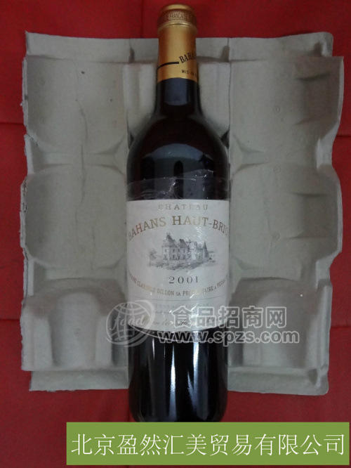 供应伯汉斯奥比昂 Bahans Chateau Haut-Brion 2001 百安红颜容