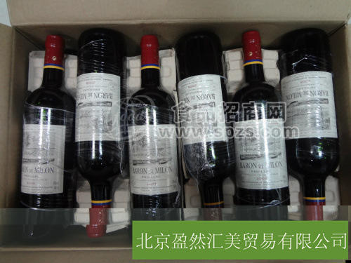 供应都夏美隆男爵干红葡萄酒2008 Baron de Milon 美隆拉菲干红