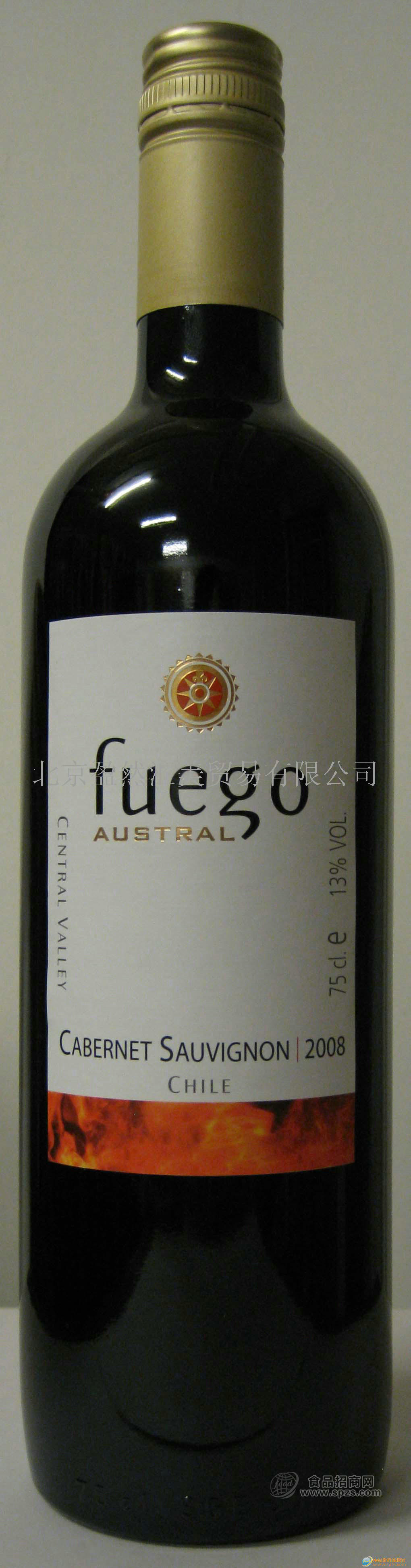 供應(yīng)福果奧斯特赤霞珠干紅 Fuego Austral Cabernet Sauvig