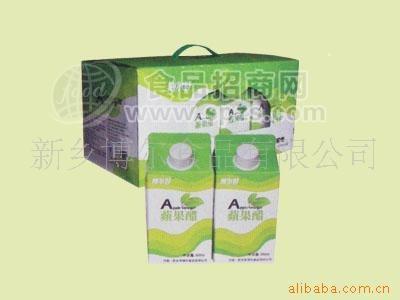 低價屋頂盒裝蘋果醋——時尚健康飲品