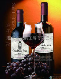 法國原裝進(jìn)口名圣陛斯紅酒2000（Saint-Brice MEDOC）