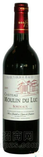 波尔多AOC法国葡萄酒