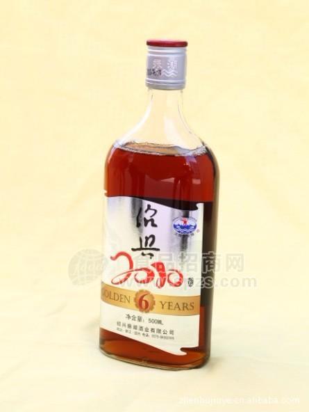 供應紹興黃酒振湖牌6年淡雅型低度花雕酒