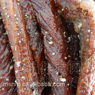 通辽风干牛肉干 250克 黑胡椒味散装牛肉干
