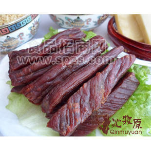 厂家批发 内蒙古通辽风干牛肉干 沁牧原牌味道好 散装 招商