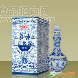 供应“华族”青花瓷优质浓香型白酒