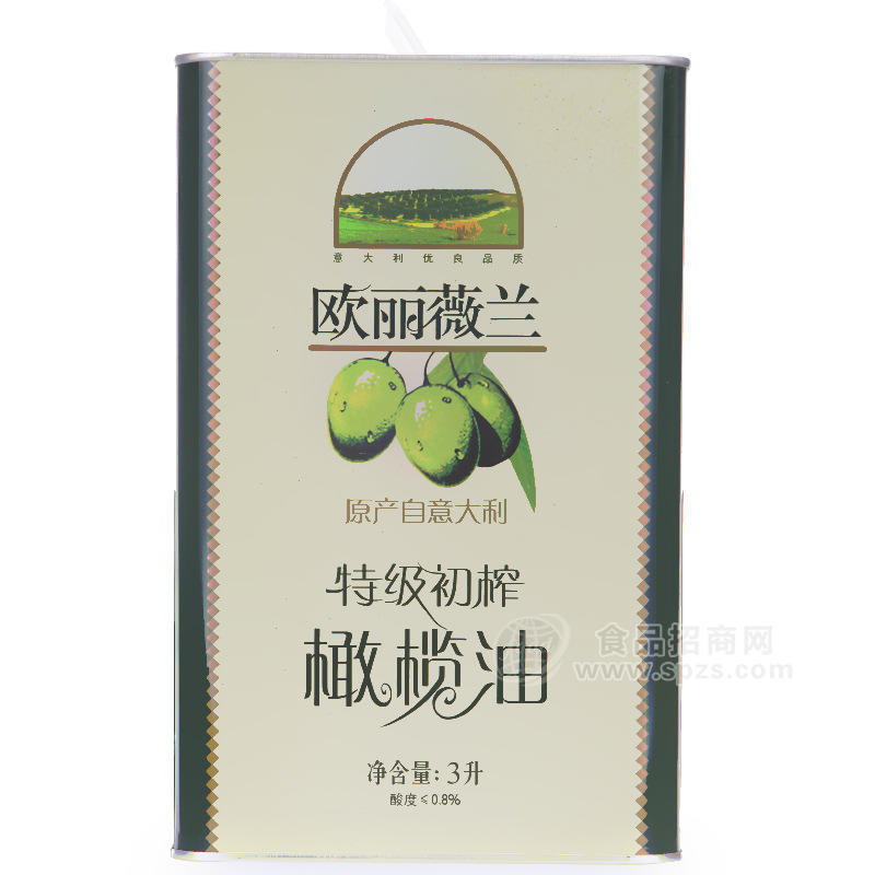 欧丽薇兰特级初榨橄榄油3L