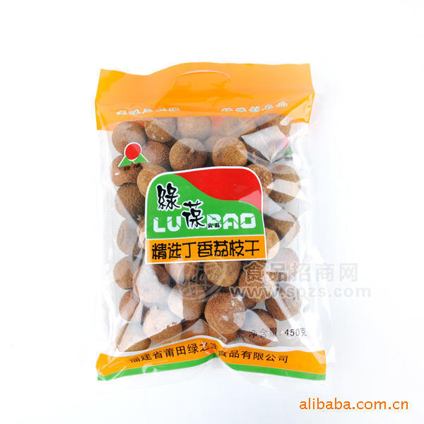供应绿葆精选丁香荔枝干450克
