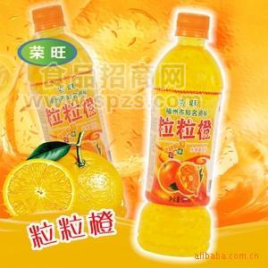 供應(yīng)榮旺500ml粒粒橙 500ML*15