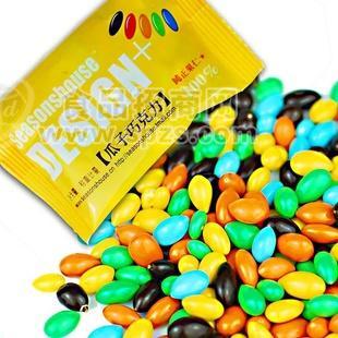 供应【四季屋】零食热卖 散装称重 瓜子仁巧克力豆批发 小包装