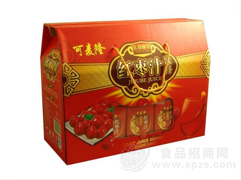 可麦隆红枣汁礼盒