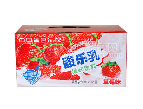 酸乐乳草莓味250mlx12盒