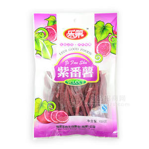 &ldquo;乐第&rdquo;紫番薯条188克、紫心地瓜干、番薯干、干果、紫薯条