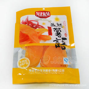 “冠尚”红心地瓜软片128克、红心地瓜片、番薯片、红薯干