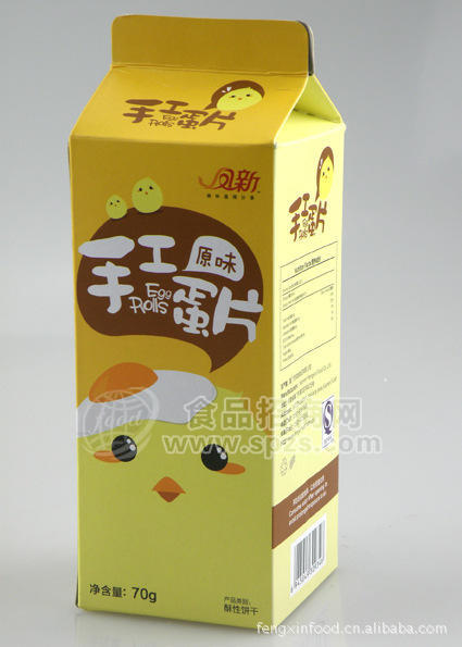 供應(yīng)70克原味手工蛋片 蛋卷 餅干 廈門特產(chǎn)