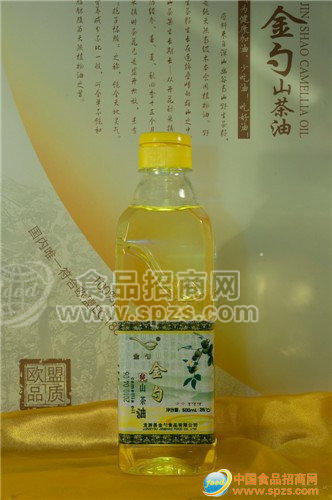 供應(yīng)金勺有機山茶油  500ml*1瓶