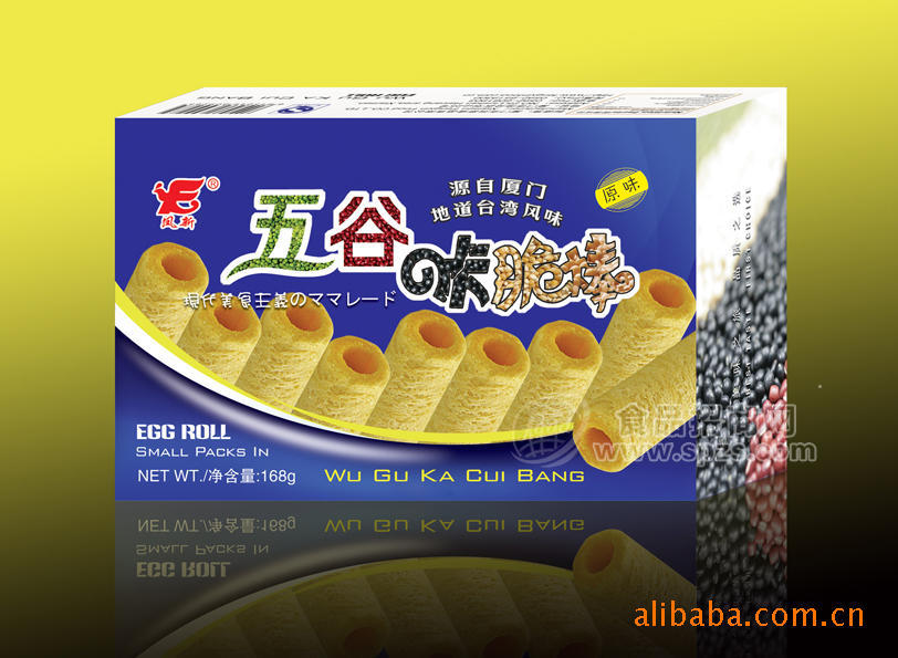 供應(yīng)五谷咔脆棒盒裝 蛋卷 五谷產(chǎn)品