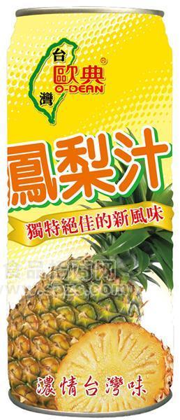 台湾欧典凤梨汁