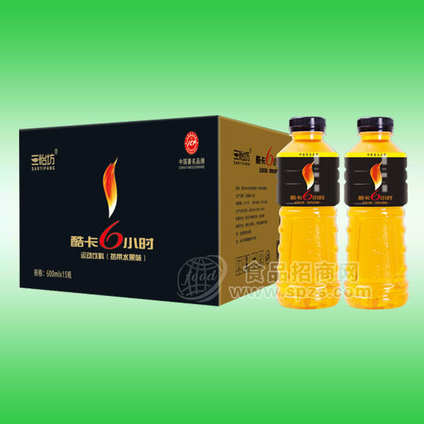 三怡坊 酷卡6小時(shí) 能量型維生素飲料 600mlx15瓶