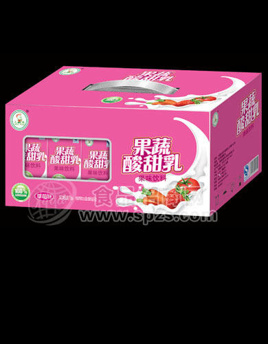 草莓味酸甜乳果味饮料