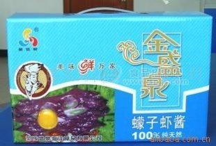 170克*8瓶玻璃瓶装高温灭菌开盖即食蠓子虾酱礼盒