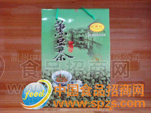 优质农产品礼盒薰豆茶