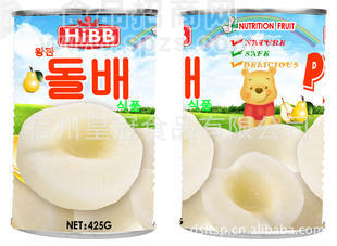 425G出口韩国梨子罐头