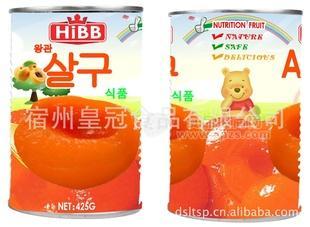 425G出口韓國杏子罐頭
