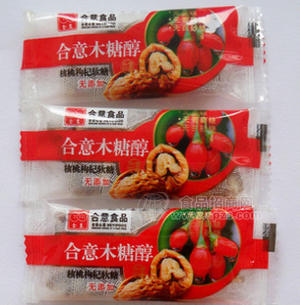 无糖健康合意木糖醇核桃枸杞软糖