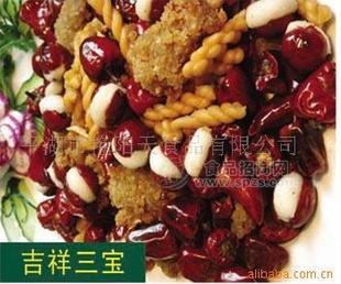 糯米棗、金花條、元寶肉（鹽酥雞）