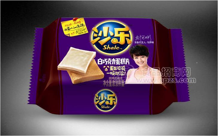 散装白巧克力蛋糕片