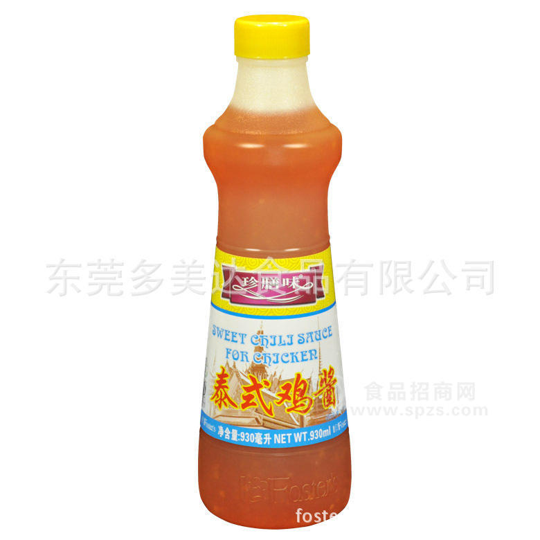 供應(yīng)東莞 泰式風味調(diào)味品醬珍膳味泰式雞醬 清真食品