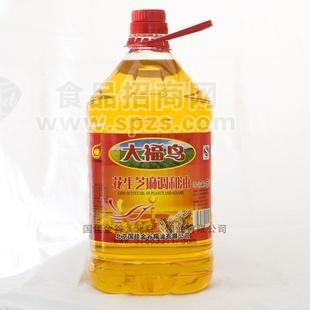 供应［国佳金谷粮油］大福鸟 花生芝麻调和油 5L