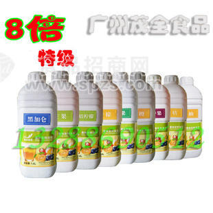 供应特级哈密瓜果汁 高倍浓缩果汁果浆 果味饮料浓浆 1.6L