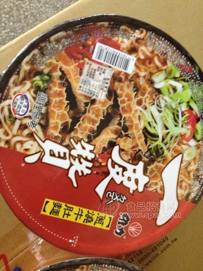 供应195克 台湾 维力一度赞 葱烧牛肚面