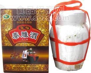 绍兴黄酒 圣塔十八年泰雕酒 太雕口味 5kg 坛装 半甜