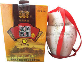 绍兴黄酒 咸亨十二年陈老顺泰雕酒 甜型黄酒 5KG 坛装