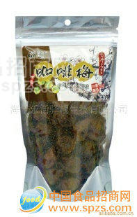 供應(yīng)臺灣休閑健康食品 薌園咖啡梅150g