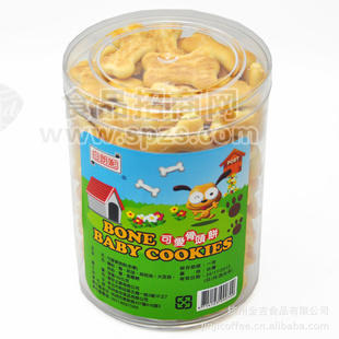 白朗妮可爱骨头饼干140g(罐装)