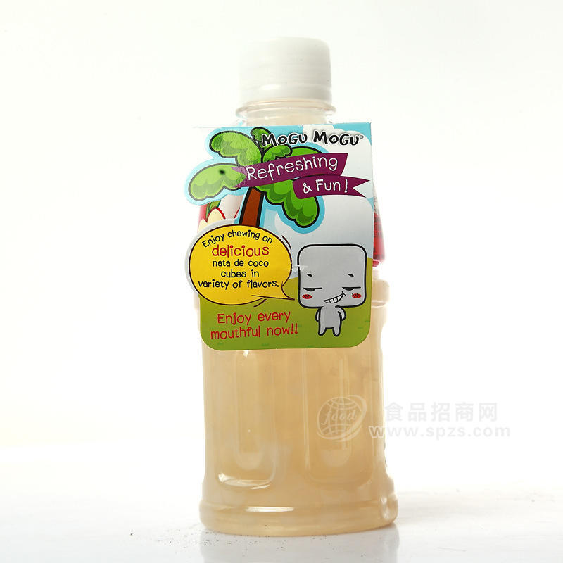 供應(yīng)【泰國(guó)】Mogu Mogu 磨谷磨谷椰肉蘋果汁 320ml