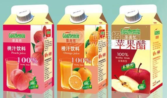 500ml桃汁橙汁苹果醋全国招商