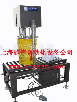 塑料桶封盖机，压盖机