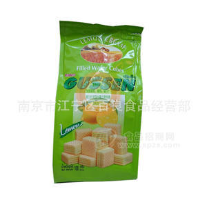 進(jìn)口食品--泰國佳森方塊威化餅干-檸檬奶油口味1×24包