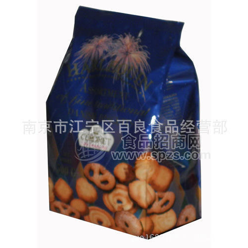 进口食品--可乐娜丹麦皇冠曲奇饼干--蓝色经典1箱16包
