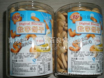 进口食品--AJI数字饼干(牛奶味）1箱12盒
