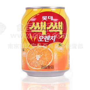 供應韓國進口樂天粒粒橙汁飲料 1箱12瓶