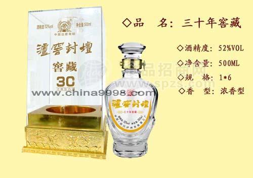 泸窖封坛30年窖藏
