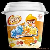 桔子原汤水果冻儿童食品动漫装水果沙拉